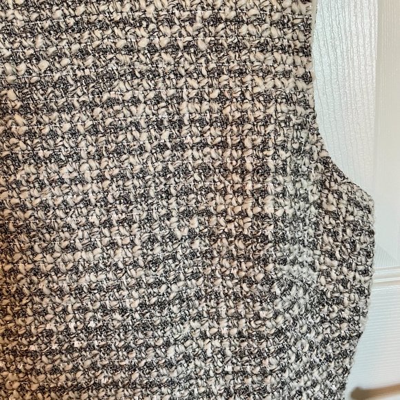 J. Crew A-Line Shimmer, Metallic Tweed Dress, Size 8 - Picture 4 of 7